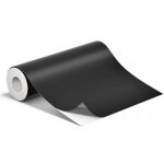Rouleau de film de voiture en vinyle noir mat 300cm , autocollant en vinyle sans bulles d'air, extensible ...