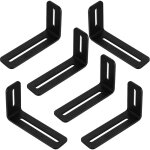 Sollbry - supports d'angle rglables avec 2 fentes longues, 6 pcs querres de fixation en forme de l ...