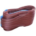 Soltec srl - elingue textile sangle plate 6t marron, anti - usure en polyester, pour les mouvements de ...
