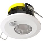 Solum - draco spot encastr� 7w, d�tecteur de mouvements, 655 - 710lm, cct 3000k / 4000k - s0130790d