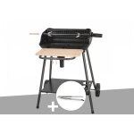 Somagic - barbecue charbon bergamo + pince en inox
