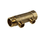 Collecteur sanitaire 3 / 4'(20 / 27) m�le / femelle 2 d�parts 1 / 2'