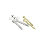 Fixations pour cuvette de wc 8x80mm - lot de 2