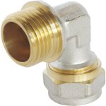 Coude � visser pour tube multicouche �16 - m�le 15 / 21