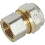 Ayor - raccord droit � visser pour tube multicouche �16 - f12 / 17