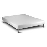 Sommier en bois 15 pieds m�tal 160x190