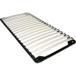 Vente - unique - sommier cadre  lattes 90 x 190 cm - 19 lattes - sans pieds - noir - kalista de ysme ...