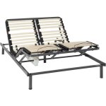 Vente - unique - sommier lectrique de relaxation lattes 5 plans de couchage - 140 x 200 cm - pandino ...