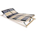 Vidaxl - sommier � lattes sans matelas avec 42 lattes 7 zones 120x200 cm