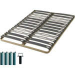 Ebac literie - sommier à lattes + pieds 140x190 c413 - 26 lattes bois - fabrication française Ebac literie - sommier à lattes + pieds 140x190 c413 - 26 lattes bois - fabrication française