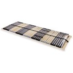 Sommier  lattes sans matelas avec 42 lattes 7 zones 80x200 cm vidaxl