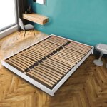 Le quai des affaires - sommier sur pied somkit 140x190 / blanc / 188x139x29