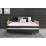 Somness - ensemble matelas sommier energy 140 x 200 cm - couleur : noir