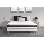 Somness - ensemble matelas sommier form 140 x 190 cm - couleur : blanc Somness - ensemble matelas sommier form 140 x 190 cm - couleur : blanc