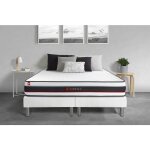 Somness - ensemble matelas sommier form 160 x 200 cm - couleur : blanc Somness - ensemble matelas sommier form 160 x 200 cm - couleur : blanc