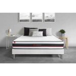 Somness - ensemble matelas sommier form 160 x 200 cm - couleur : blanc