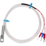 Sonde de capteur de temp�rature pt100, thermistance mesurant le patch � trou rond de type 5m