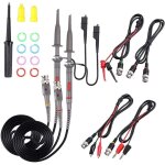 Sonde d'oscilloscope universelle avec kit d'accessoires, sondes � pince d'oscilloscope 100mhz avec kit ...