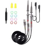 Sonde d'oscilloscope universelle avec kit d'accessoires, sondes � pince d'oscilloscope 100mhz avec kit ...