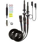 Sonde d'oscilloscope universelle avec kit d'accessoires, sondes � pince d'oscilloscope 200mhz avec kit ...