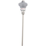 Sonde de temp�rature rtd pt100 avec raccord filet� 1 / 2  npt et t�te � bornes pour thermocouple (200mm) ...