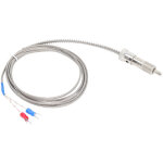 Sonde de temp�rature thermocouple type k 0 - 400?, ressort de compression, filetage m12, c�ble 2m