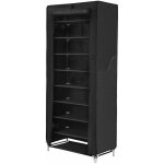 Songmics - armoire tagres  chaussures 10 couches avec housse 27 paires de chaussures rangement pratique ...