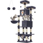 Feandrea - arbre à chat, grande tour de jeux, hauteur 206 cm, avec 13 griffoirs, 1 planche à griffer, ... Feandrea - arbre à chat, grande tour de jeux, hauteur 206 cm, avec 13 griffoirs, 1 planche à griffer, ...