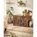 Maison de toilette chat, meuble liti�re chat, avec s�parateur amovible, cache - liti�re pour chat, table, ...