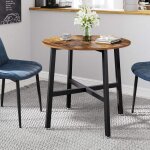 Songmics - vasagle table à manger, table de cuisine ronde, pour salon, bureau, 80 x 75 cm (diamètre x ... Songmics - vasagle table à manger, table de cuisine ronde, pour salon, bureau, 80 x 75 cm (diamètre x ...