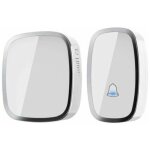 Sonnette �lectrique sans fil �tanche 300 m�tres de port�e kit de sonnette avec flash led et 36 sonneries ...