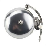 Sonnette v�lo classique argent�e r�tro, vintage, portland bell avec son beau son puissant, sonnette de ...