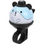 Sonnette de v�lo enfant en m�tal, forme mignonne cartoon bleue pour bicyclette