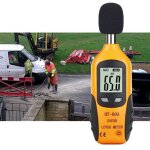 Alovez - sonomètre professionnel 30 - 130dba - décibelmètre avec Écran rétroéclairé (pile incluse) Alovez - sonomètre professionnel 30 - 130dba - décibelmètre avec Écran rétroéclairé (pile incluse)