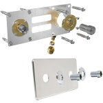 Sortie de cloison robifix (douche / bain douche) entraxe 150mm - plaque de finition - per 16 - raccord ...