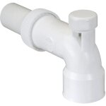 Nicoll ? coude r�glable lavabo anti - vide �40 mm ? raccord pvc - c blanc ? filetage g1 1 / 4 ? collage ...
