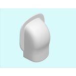 Sortie murale - pour goulotte de climatisation - 65 x 50 mm - blanc iboco 06814 Sortie murale - pour goulotte de climatisation - 65 x 50 mm - blanc iboco 06814