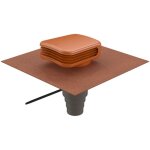 Sortie de toit vmc valetis universel ocre multidiam - ubbink - 172122