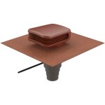 Sortie de toit vmc valetis universel rouge avec multidiam - 172121