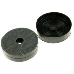 Sos accessoire lot de 2 filtres charbon pour hotte indesit c00298188, 482000023400