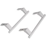 Sos accessoire lot de 2 poignes pour rfrigrateur, conglateur liebherr 908674200, 9086742