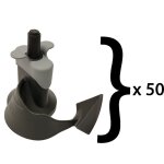 Sos accessoire lot de 50 pales et joints actifry pour friteuse, airfryer seb xa900302, ss - 990596