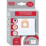 Sos accessoire boite de 4 sacs microfibre h81 pour aspirateur hoover 35601865