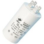 Sos accessoire condensateur 18 mf pour lave - linge 481912118285 2i marchi, ardo, ariston hotpoint, brandt, ...