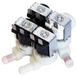 Sos accessoire electrovanne 4 voies 180° pour lave - linge - 55x8398 brandt, thomson, vedette, fagor, ... Sos accessoire electrovanne 4 voies 180° pour lave - linge - 55x8398 brandt, thomson, vedette, fagor, ...