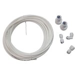 Sos accessoire kit lyre arrivee d'eau : tuyau (6m) + raccords ukt001 pour réfrigérateur, congélateur ... Sos accessoire kit lyre arrivee d'eau : tuyau (6m) + raccords ukt001 pour réfrigérateur, congélateur ...