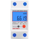 Sous compteur �lectrique monophas�, certifi� mid, 45a max modulaire, simple tarif, affichage lcd.