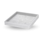 Soucoupe carr�e 35 cm - terre cuite