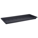 Soucoupe pour jardiniere green basics 60 - vivre noir - exterieur - xxl - o 54, 9 x h 4, 6 cm - elho