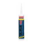 Colle silicone noire spcial aquarium - silirub aq soudal cartouche de 310 ml
